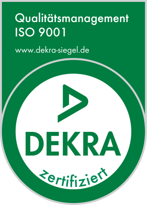 DEKRA ISO 9001 certified